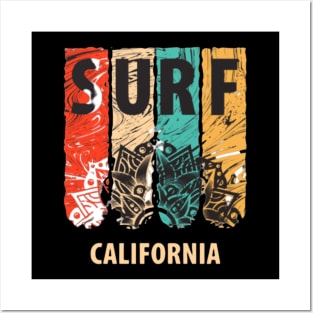 California T-Shirt Posters and Art